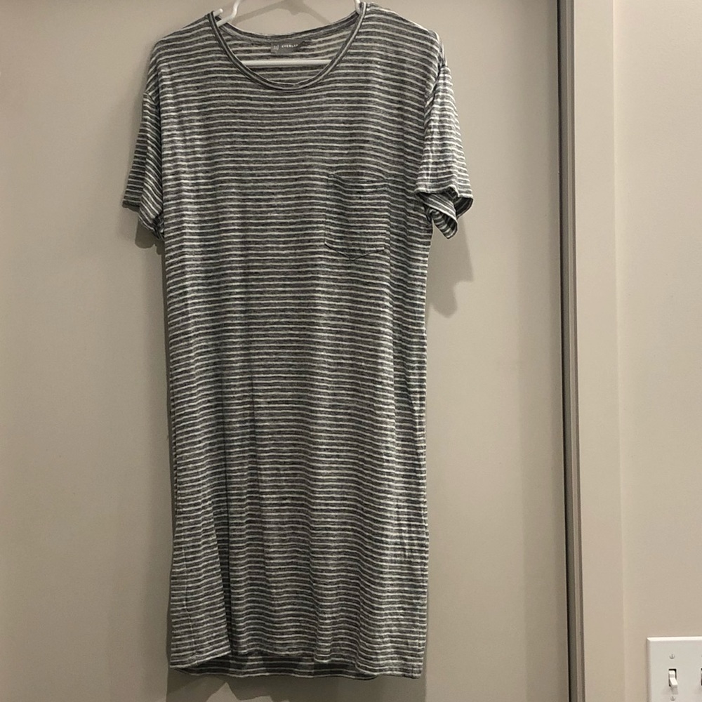The Linen Box-Cut Tee Dress